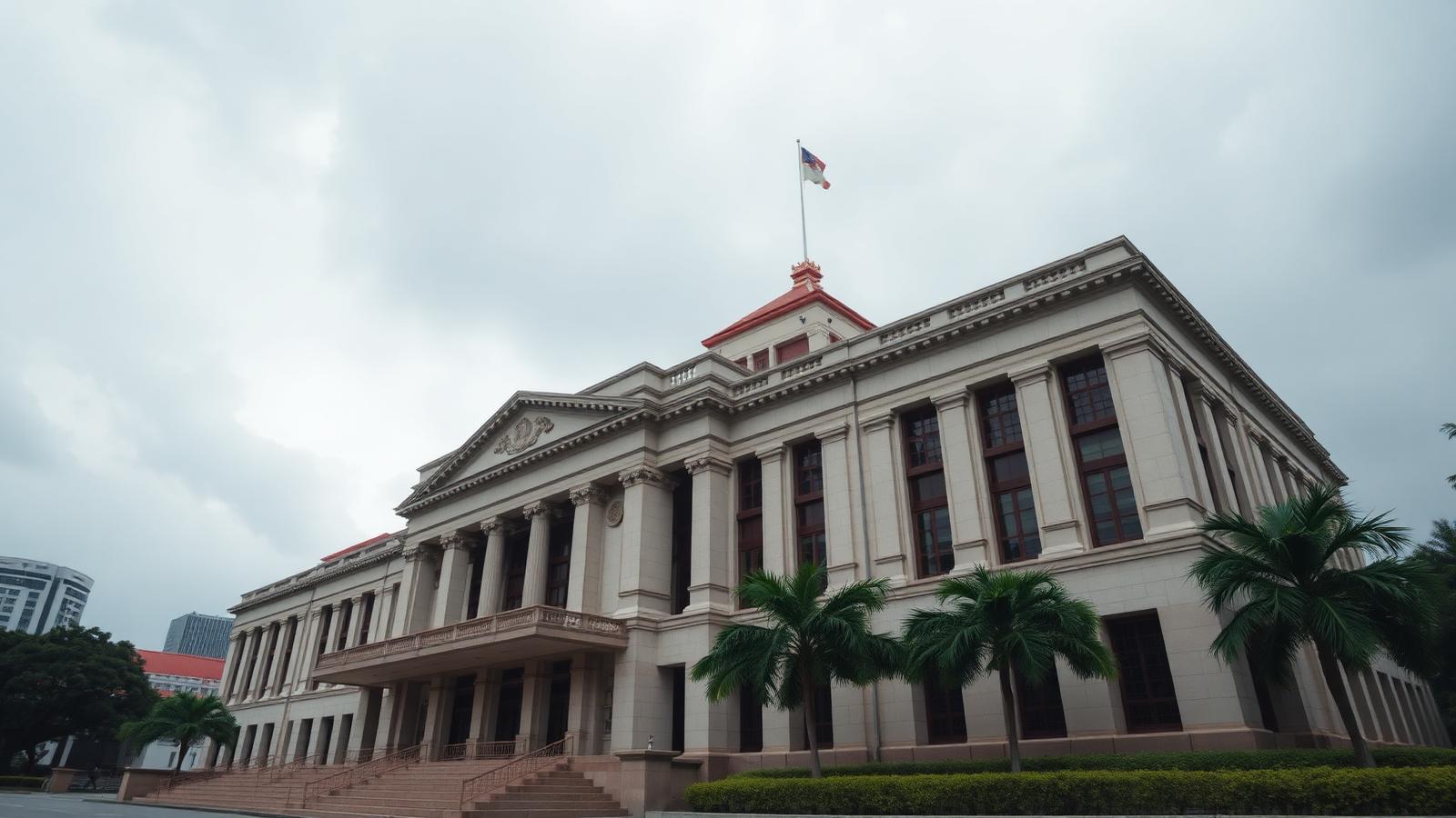 The Malaysian Parliament building in Kuala Lumpur