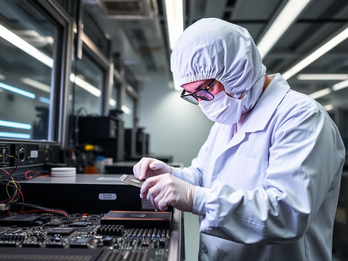 Server hardware under inspection